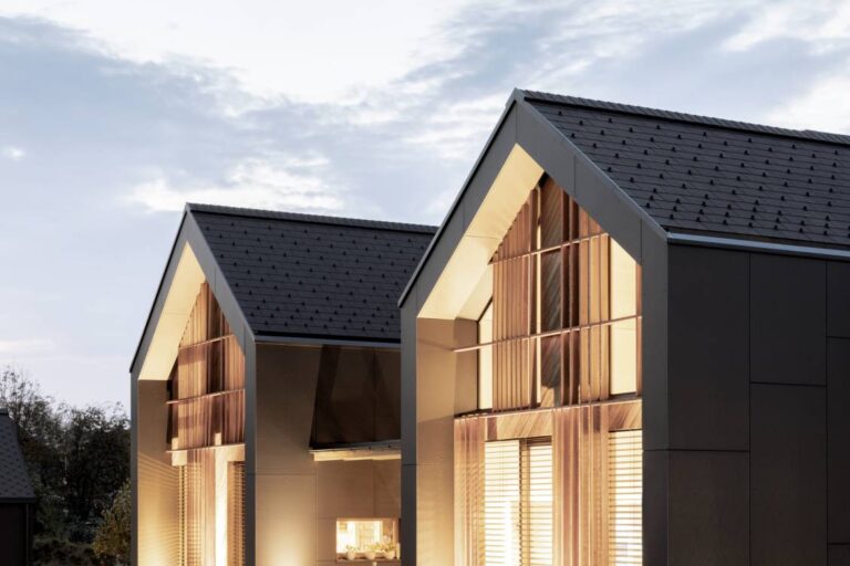 batiment avec panneau swisspearl